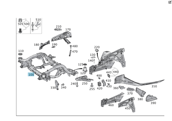 Mercedes-Benz  A2923300900 Передній підрамник ML/GLE W166 GLE Coupe C292 Одеса