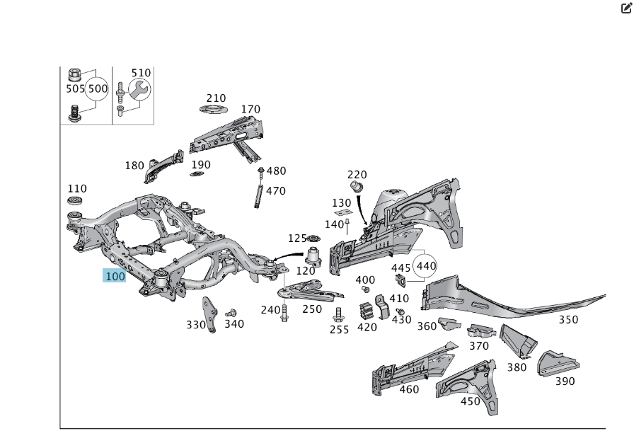 Mercedes-Benz  A2923300900 Передній підрамник ML/GLE W166 GLE Coupe C292 Одеса - фото 2