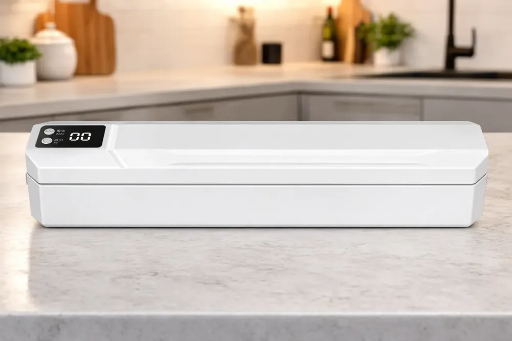 Вакуумный упаковщик пакетов Vacuum Sealer / Автоматический бытовой вакууматор с пакетами, вакуумайзер для упаковки и хранения пищи Коломыя - изображение 1