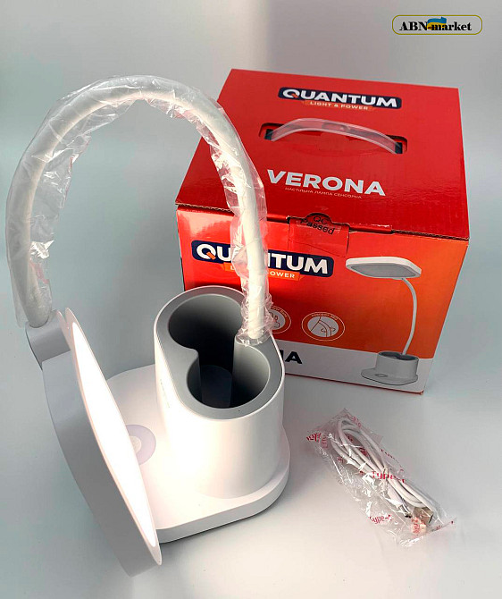Настольная лампа на аккумуляторе QUANTUM QM-TL1060 VERONA лампа power bank Ровно - изображение 1