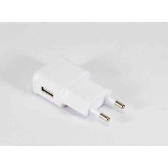 Мережевий адаптер-перехідник AС-DC USB 71 AR 45, білий, для заряджання портативних пристроїв через U Київ
