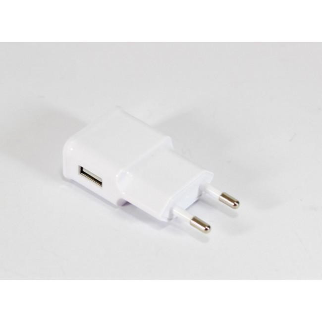 Сетевой адаптер-переходник AС-DC USB 71 AR 45, белый, для зарядки портативных устройств через USB Киев - изображение 1