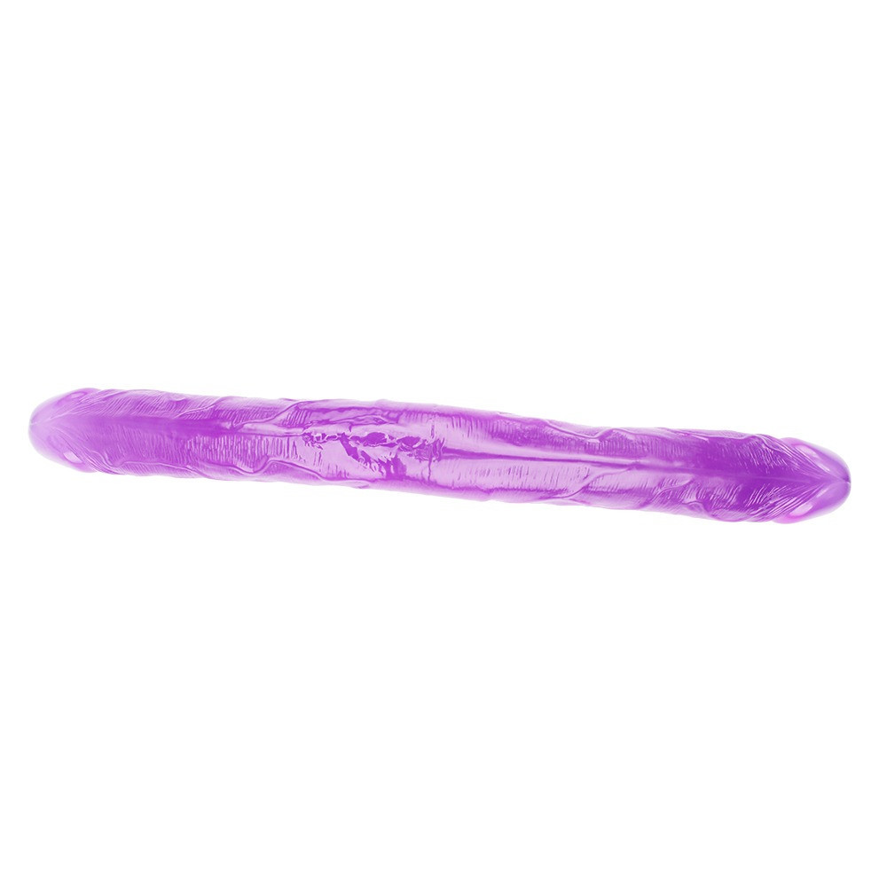 Фаллоимитатор двухсторонний фиолетовый Chisa Hi-Rubber 46 см *4,7 см Sex Aura Киев - изображение 5