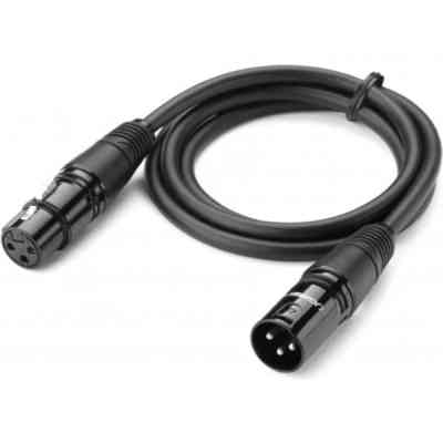 Кабель мультимедийный XLR M to XLR F 2.0m AV130 black Ugreen (20710) Винница