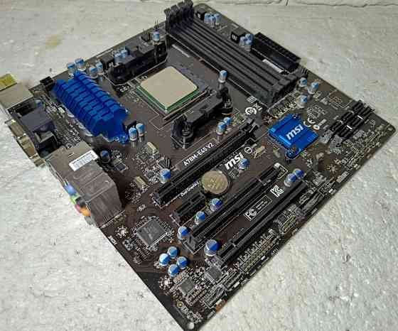 КОМПЛЕКТ Материнка AMD MSI A78M-E45 V2 + процесор A8-7600 sFM2+ Харків