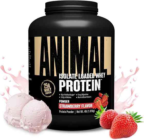 Протеин Universal Nutrition Animal Whey 1800 г, Strawberry Луцк