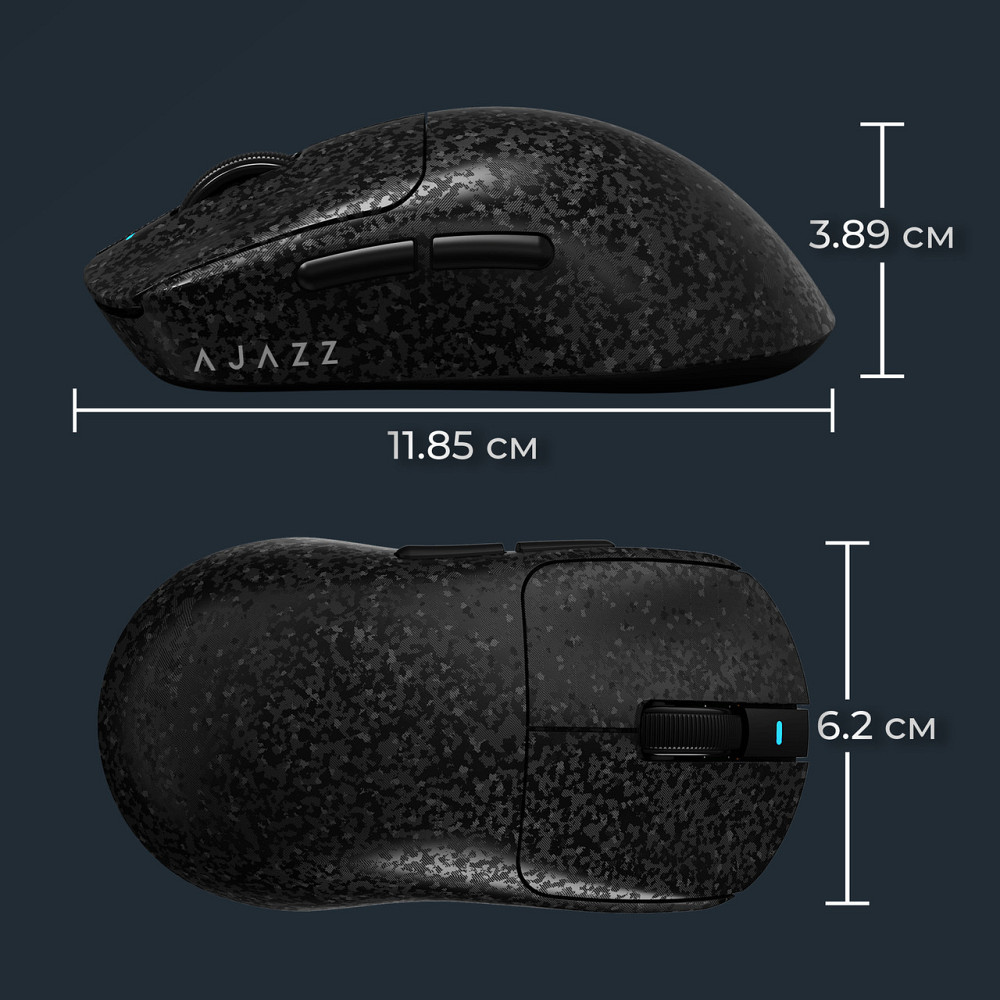 Миша бездротова Ajazz AJ199 Max Black (AJ199-MAX-B) ( 22660 ) Харків - фото 7
