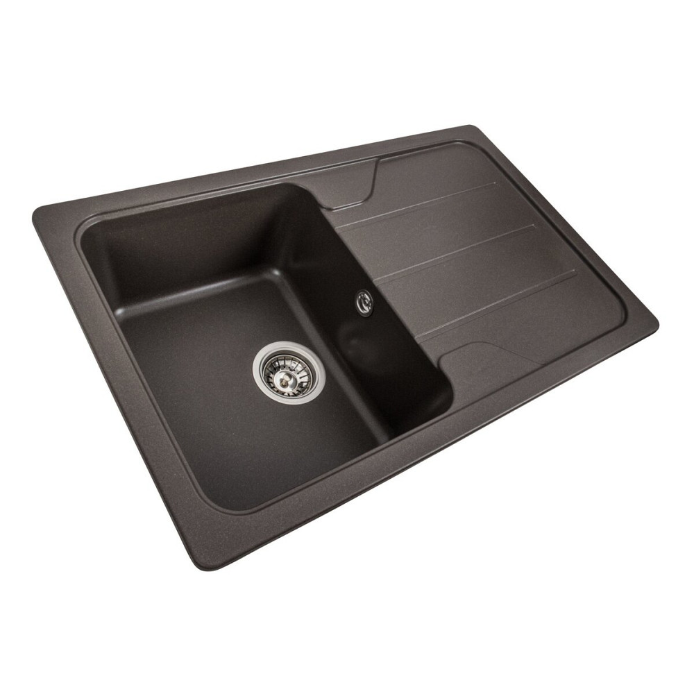 VALESO Гранітна мийка для кухні VALESO VERONA 7850 матова Темна скеля Киев - изображение 1
