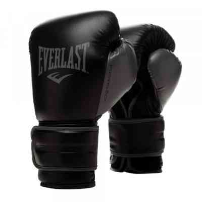 Боксерські рукавички Everlast Powerlock Boxing Gloves 870310-70-8 чорний 10 oz (009283608323) Вінниця