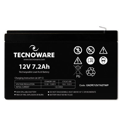 Батарея к ИБП TECNOWARE 12V-7.2Ah (EACPE12V7A2TWP) Винница - изображение 2