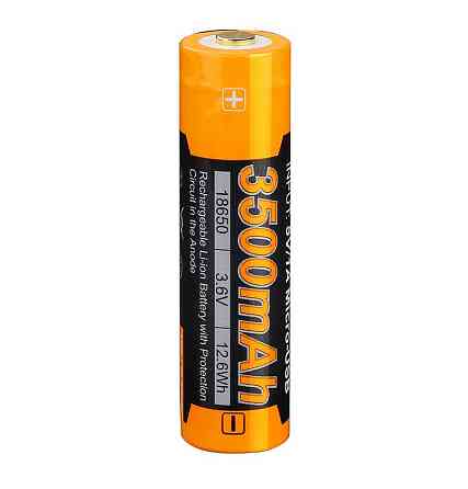 Аккумулятор 18650 Fenix 3500mAh Li-Ion с micro-usb зарядкой (Черно-желтый) Винница