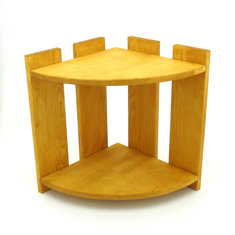 Угловая настенная полка 