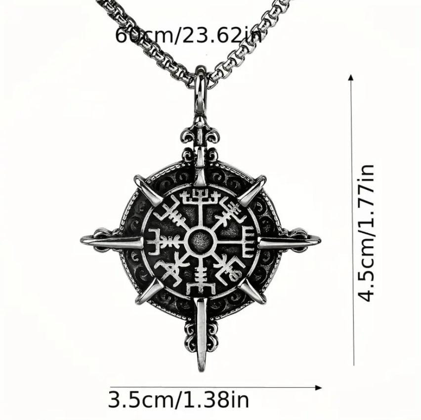 Мужской кулон в скандинавском стиле 