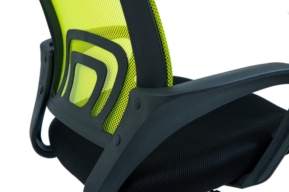 Офісне Крісло Керівника Richman Spider Сітка Чорно-салатовий Київ - фото 5