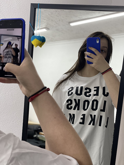 Футболка оверсайз JESUS LOOKS LIKE ME Чернівці - фото 2