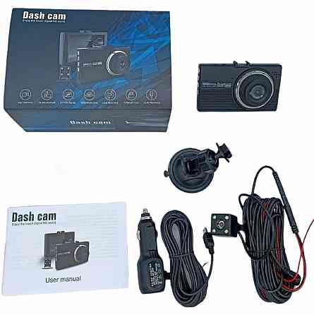 Автомобильный видеорегистратор DVR T706 (2 камеры) 1080P экран 3.5 дюйма Винница