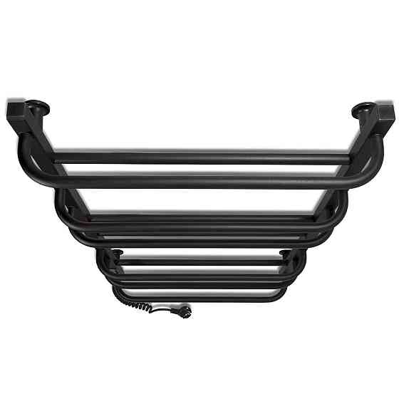 Електричний полотенцесушитель Laris Зебра Комфорт ЧК10 500Х900 Е чорна Київ