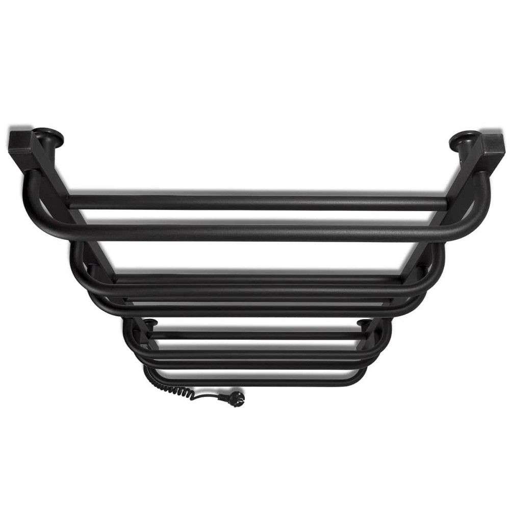 Електричний полотенцесушитель Laris Зебра Комфорт ЧК10 500Х900 Е чорна Київ - фото 3