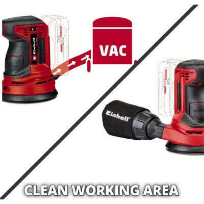Шліфувальна машина Einhell TE-RS 18LI - Solo 18В, 125 мм, 14000-22000кол/хв, (без АКБ та ЗП) (4462010) Вінниця - фото 4