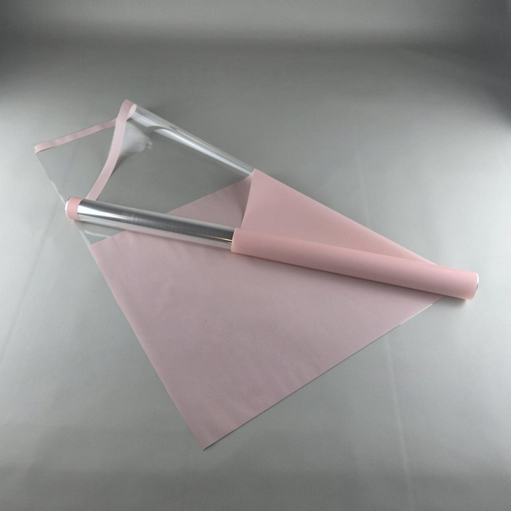 Пленка для цветов Рулон 8 м Тонировка с каймой  (75) (h700) № 818 Светло Коралловый (1 шт) Харьков - изображение 1