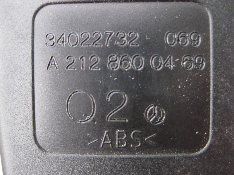 Mercedes-Benz  A2128600469 Засувка ременя безпеки задня права та центральна E-Class W212 Одеса - фото 2