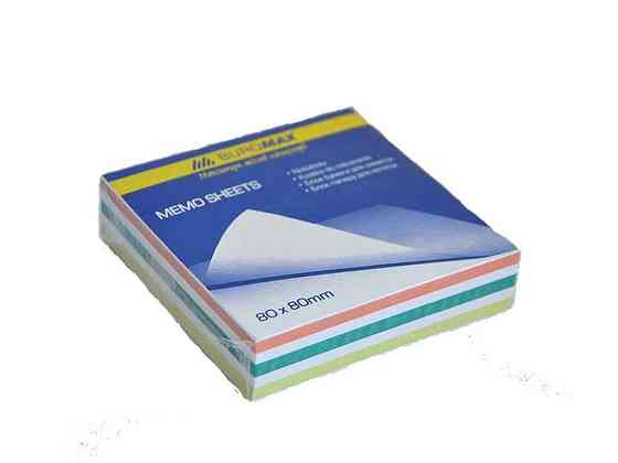 Блок паперу для нотаток Зебра 80х80х20мм, не скл. BM.2255 ТМ BUROMAX Киев