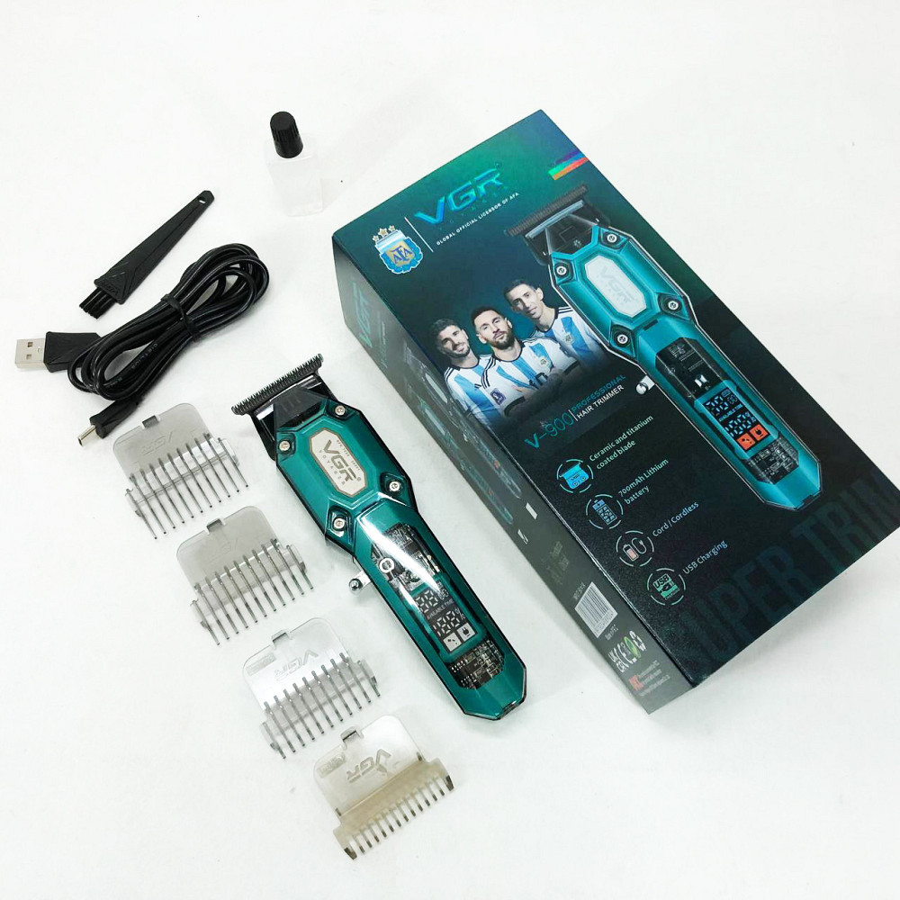Машинка для стрижки волосся хороша VGR V-900, Універсальний тример для стрижки та гоління BT-56 Львів - фото 6