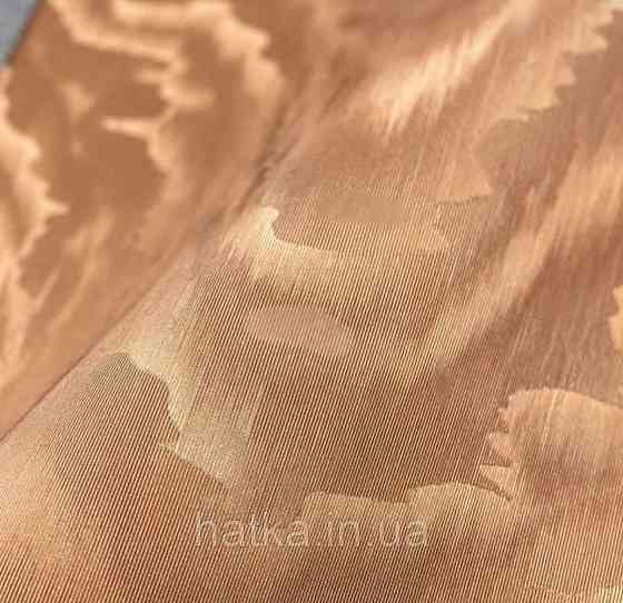 Шпалери вінілові на флізеліні Marburg Lava метрові абстракції хвилі теракотові Київ