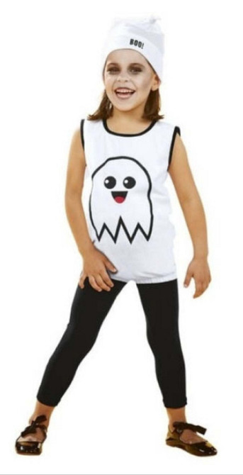Дитячий костюм Привид на Хелловін розмір 2-4 роки 98-104 Німеччина білий Київ - фото 2