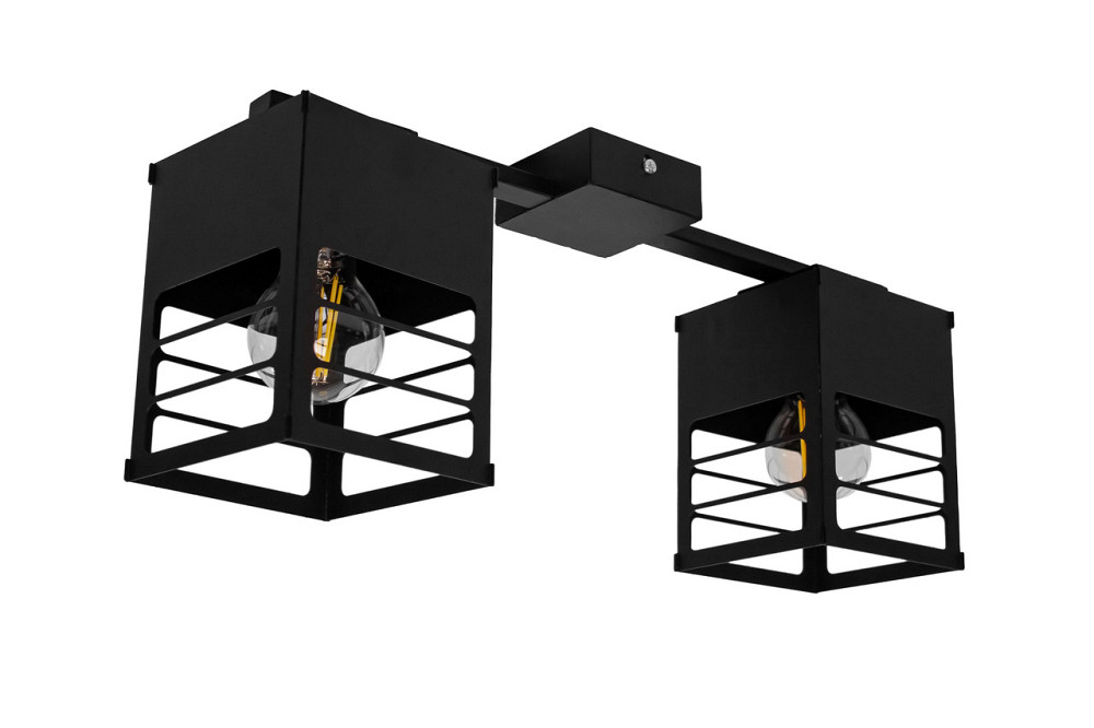 Люстра лофт чорниа 2 лампи Е27 Urban NL 2310-2 BK Київ - фото 1