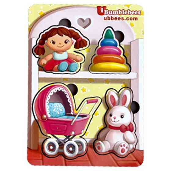 Деревянный пазл-вкладыш 