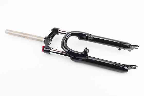 Вилка 24" амортизаційна, без різьби 1-1/8" (28,6мм), шток 260мм, з ходом 70мм, V/Disk-brake, Lockout, чорна LJ-536M Київ