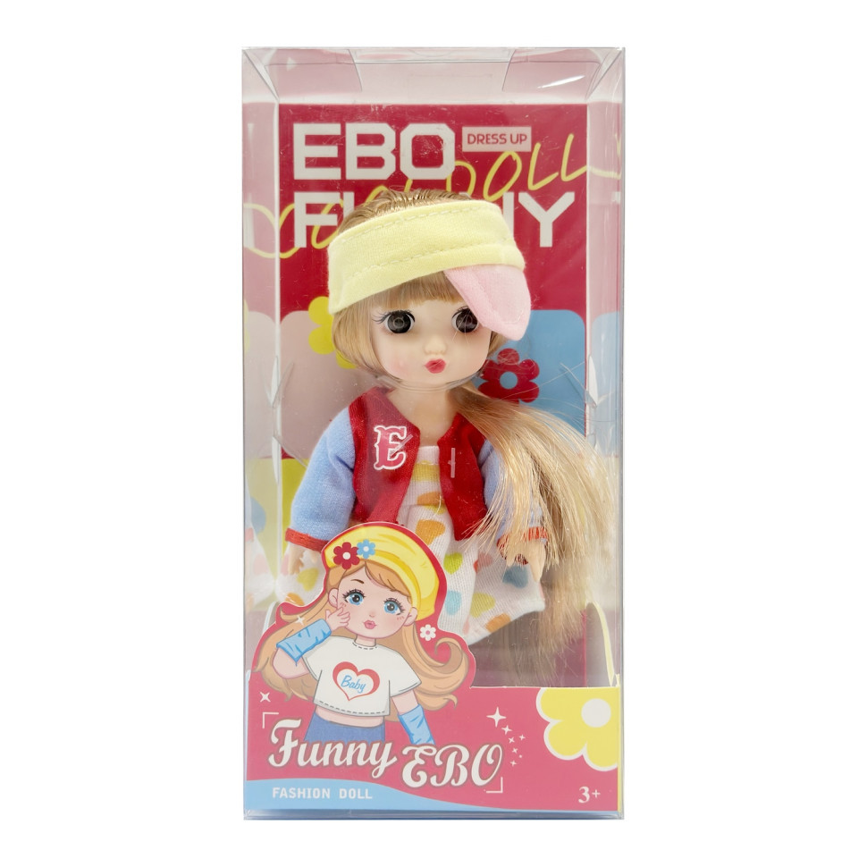 Лялька шарнірна для дівчаток Funny EBO DH2368B(Yellow) 15 см Вінниця - фото 1