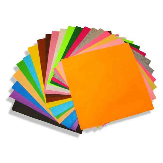 Фетровый лист для рукоделия FETR-1mm 3 мм 32x25 см, в ассортименте Винница