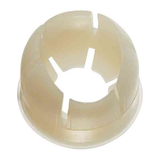 Втулки, вставки, Втулка з круглим капелюшком Без ущільнювальної прокладки, Темно-бежевий, Пластик, Розміри (мм): Київ