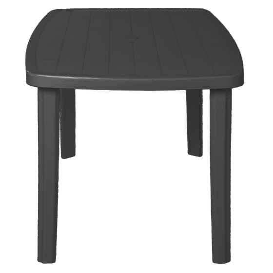 Стіл для саду пластиковий BICA Cayman, графіт Київ