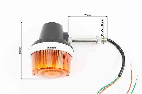 Поворот з кронштейном, колір обідка-"СІРИЙ" 4шт (можливі потертості, cколи, див. фото) Київ