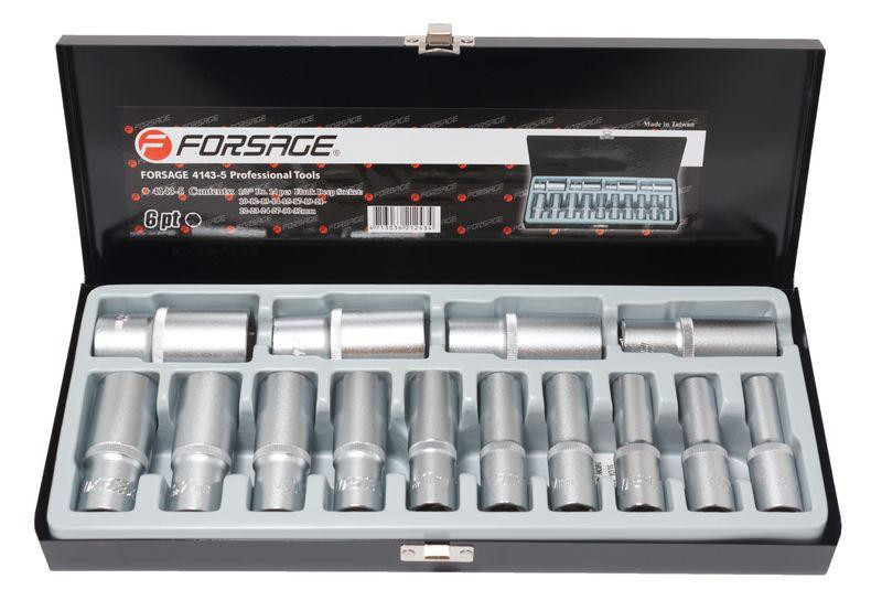 Набор головок глубоких 6-гр. 1/2