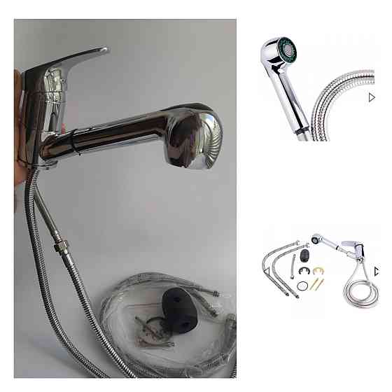 Змішувач із висувним шлангом 16037 Луцьк