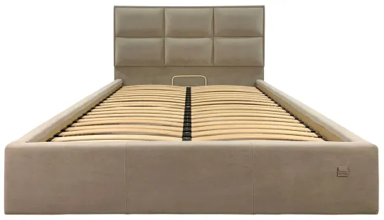 Ліжко Sheffield 2 Comfort 140 х 200 см З підйомним механізмом та нішою для білизни Сірий Київ