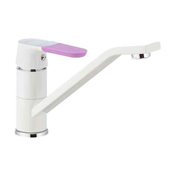 Кухонный смеситель белый Mixxus Premium Tiger 555 (MI0575) Киев