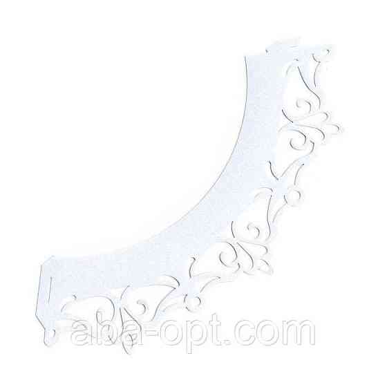 Накладка паперова декоративна ажурна для маффінів різних кольорів (уп 20 шт) Одеса