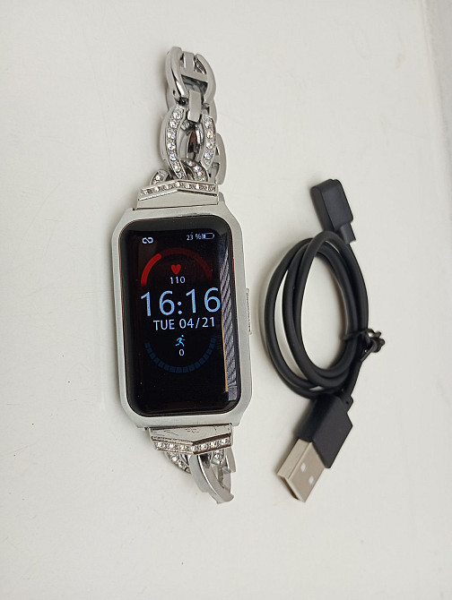 Смарт годинник жіночий G301 Silver (товар вживаний) Луцк - изображение 2