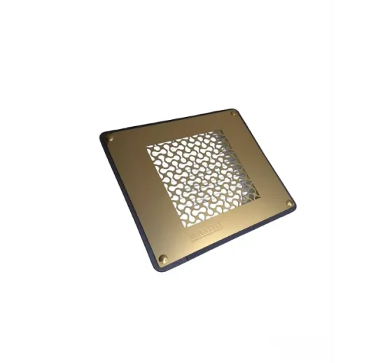 Вытяжка врезная для маникюра SV 500 с Нера фильтром профессиональная (решетка нержавеющая золото) Киев