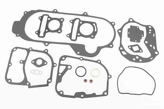 Прокладки двигуна 60cc-44мм, к-кт 14 деталей, короткий варіатор (метал) Киев