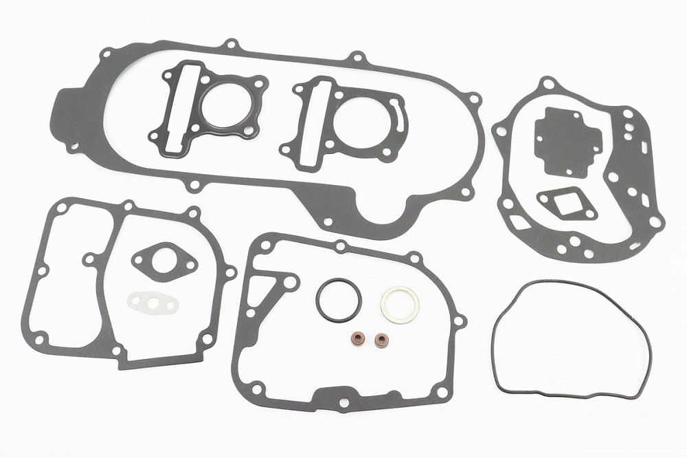 Прокладки двигуна 60cc-44мм, к-кт 14 деталей, короткий варіатор (метал) Киев - изображение 1