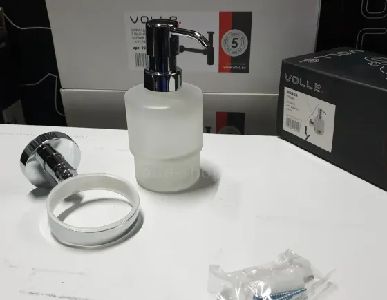 Дозатор для рідкого мила VOLLE RONDA cromo хром Київ