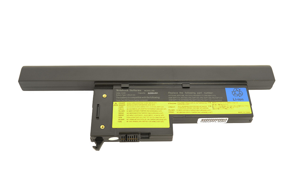 Аккумулятор для ноутбука Lenovo-IBM 92P1168 ThinkPad X60 14.8V Black 5200mAh OEM Винница - изображение 4