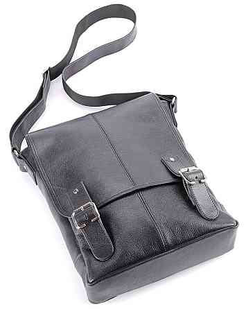 Сумка SHVIGEL 00919 из натуральной кожи Черная Киев