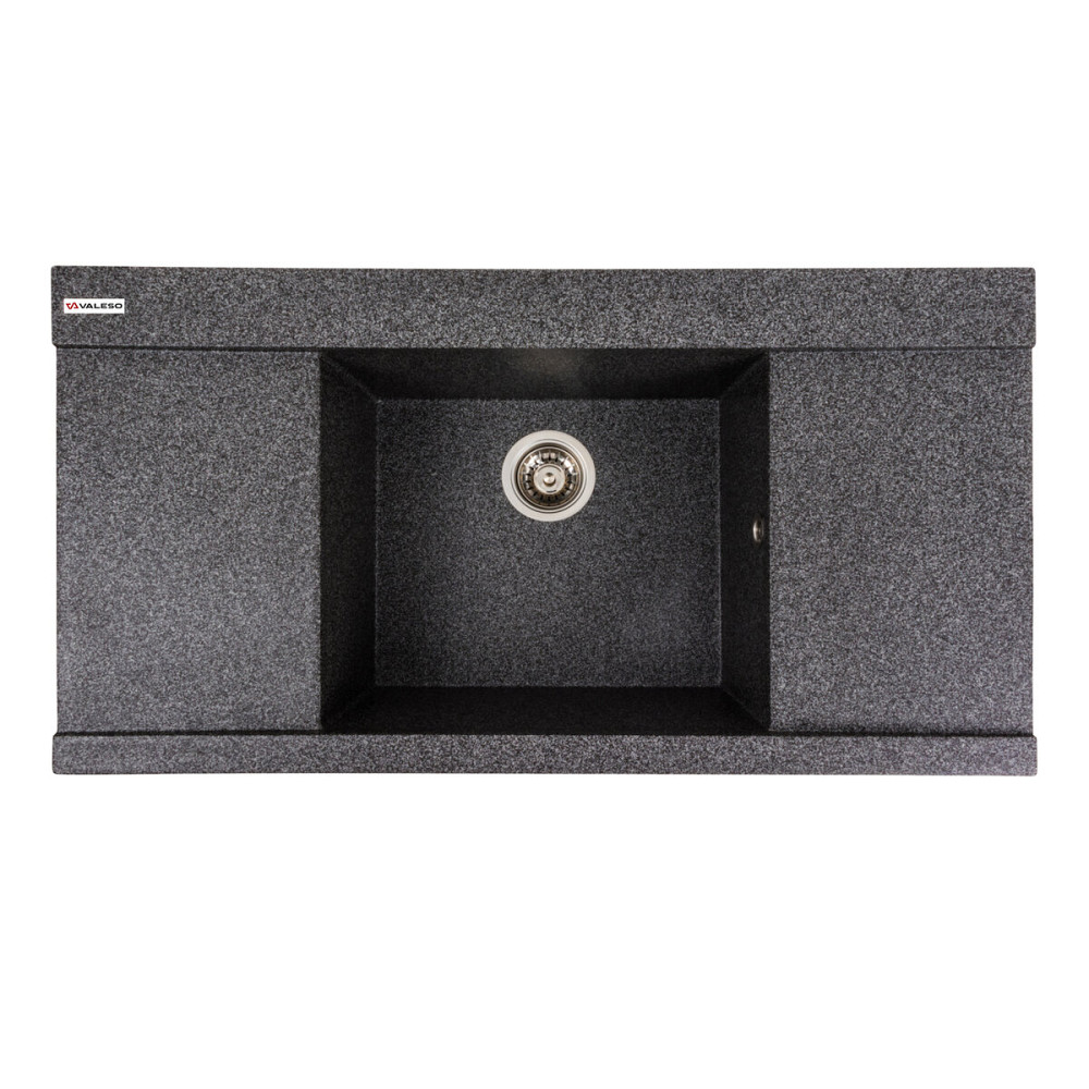 VALESO Гранітна мийка для кухні VALESO ATLAS 9651 матова Графіт Киев - изображение 1